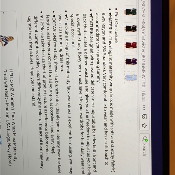 Maturity dress. - Picture 4 of 4